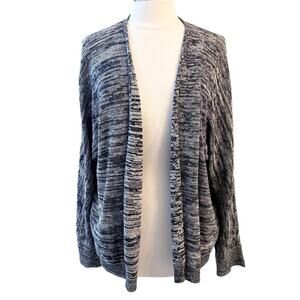 EILEEN FISHER Organic Linen Twisted Block Cardigan L